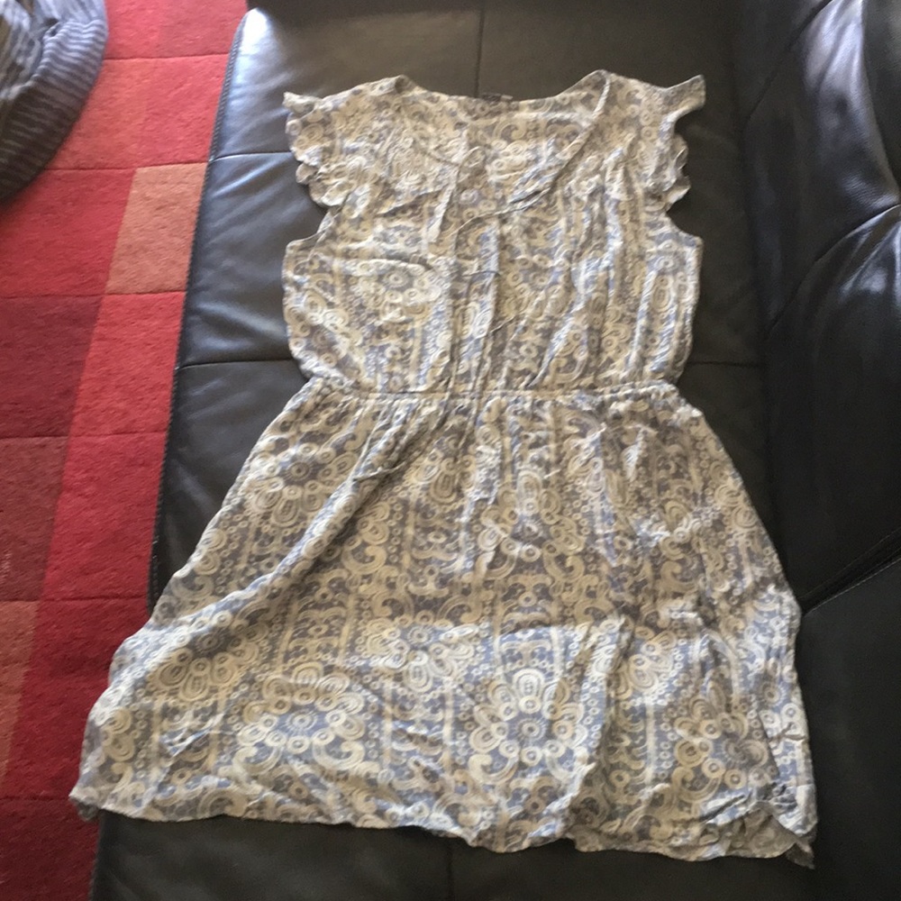 Blue and white spring/summer dress